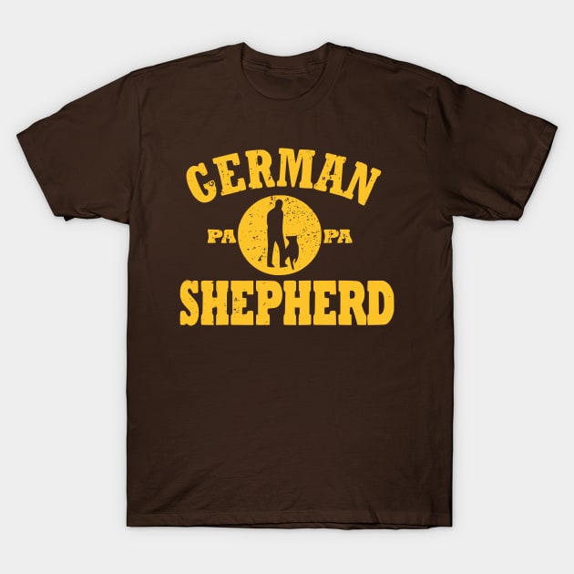 German Shepherd PAPA T-Shirt by TCP